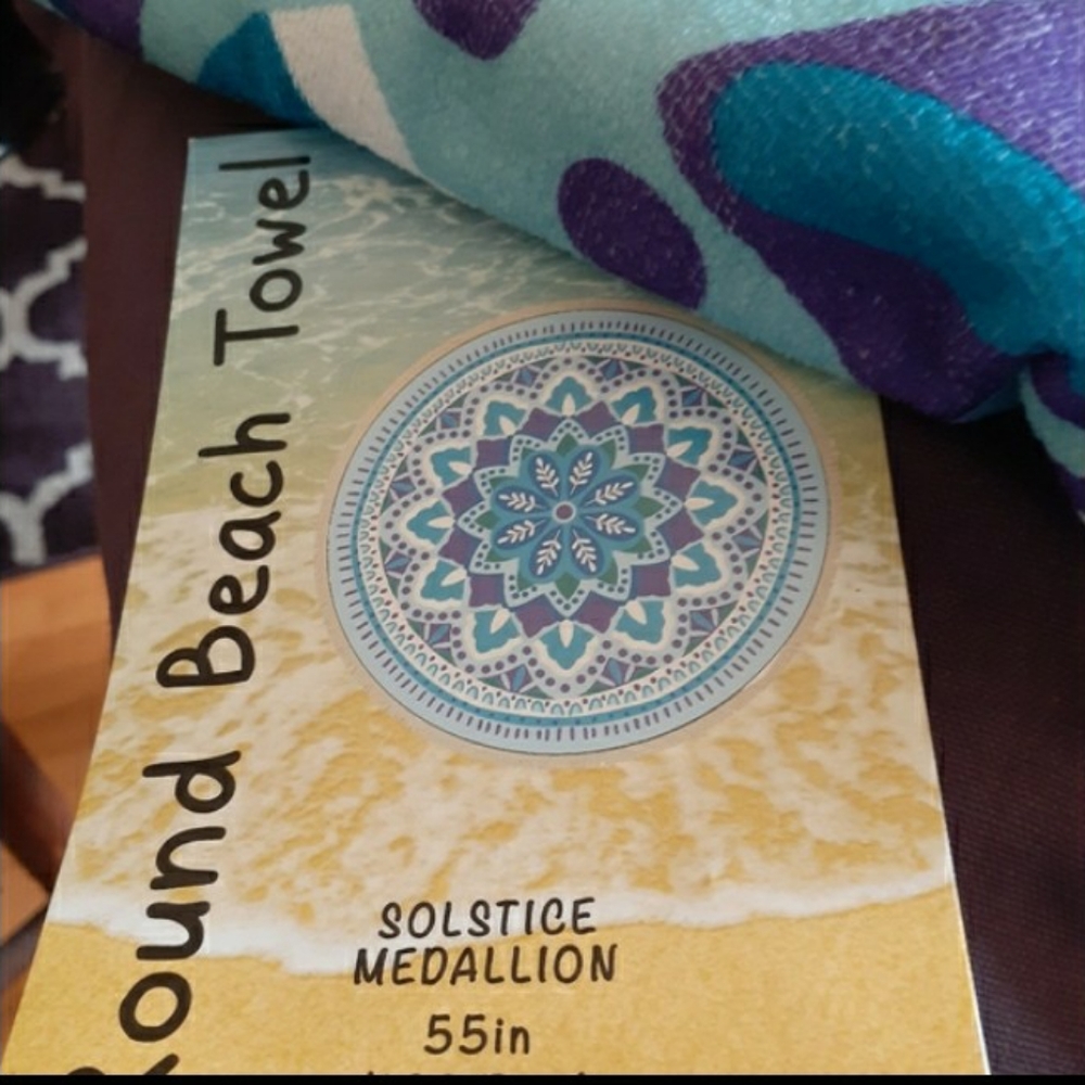55in Round Beach Towel
